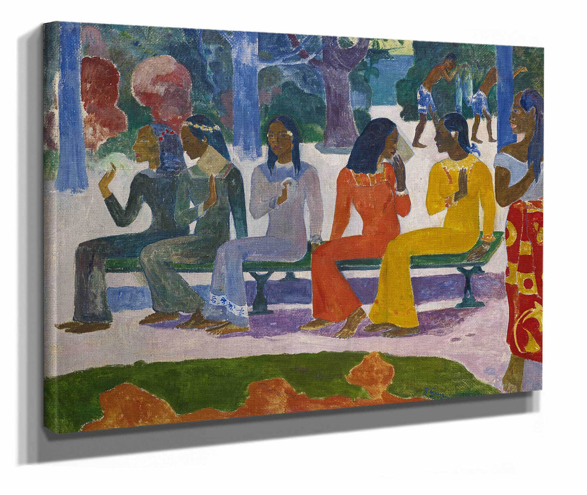 Ta Matete The Market by Paul Gauguin