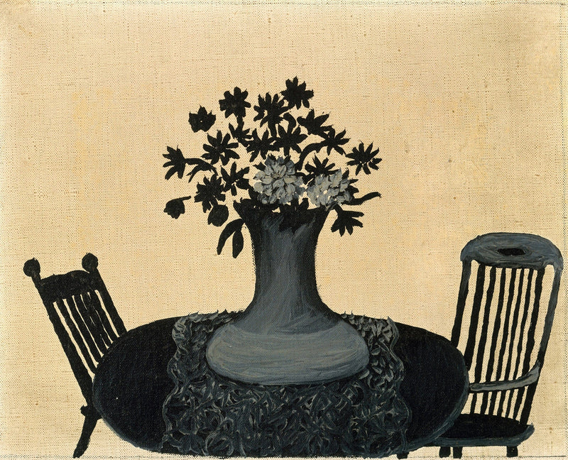 Table And Two Chairs by Horace Pippin