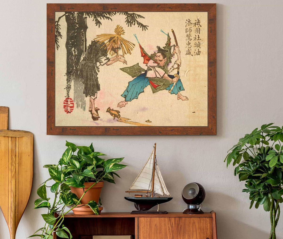 Tadamori And The Oil Thief by Tsukioka Yoshitoshi