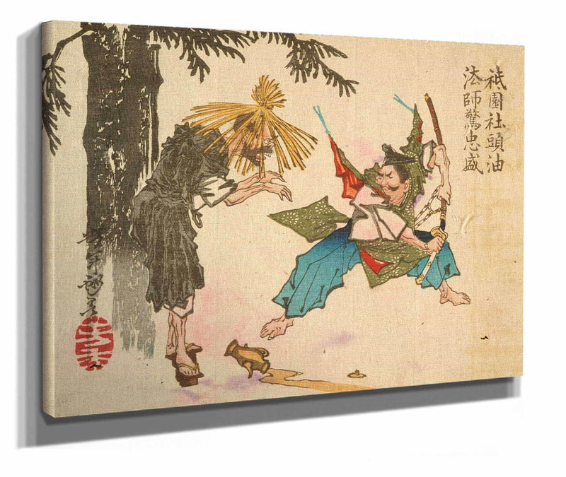 Tadamori And The Oil Thief by Tsukioka Yoshitoshi