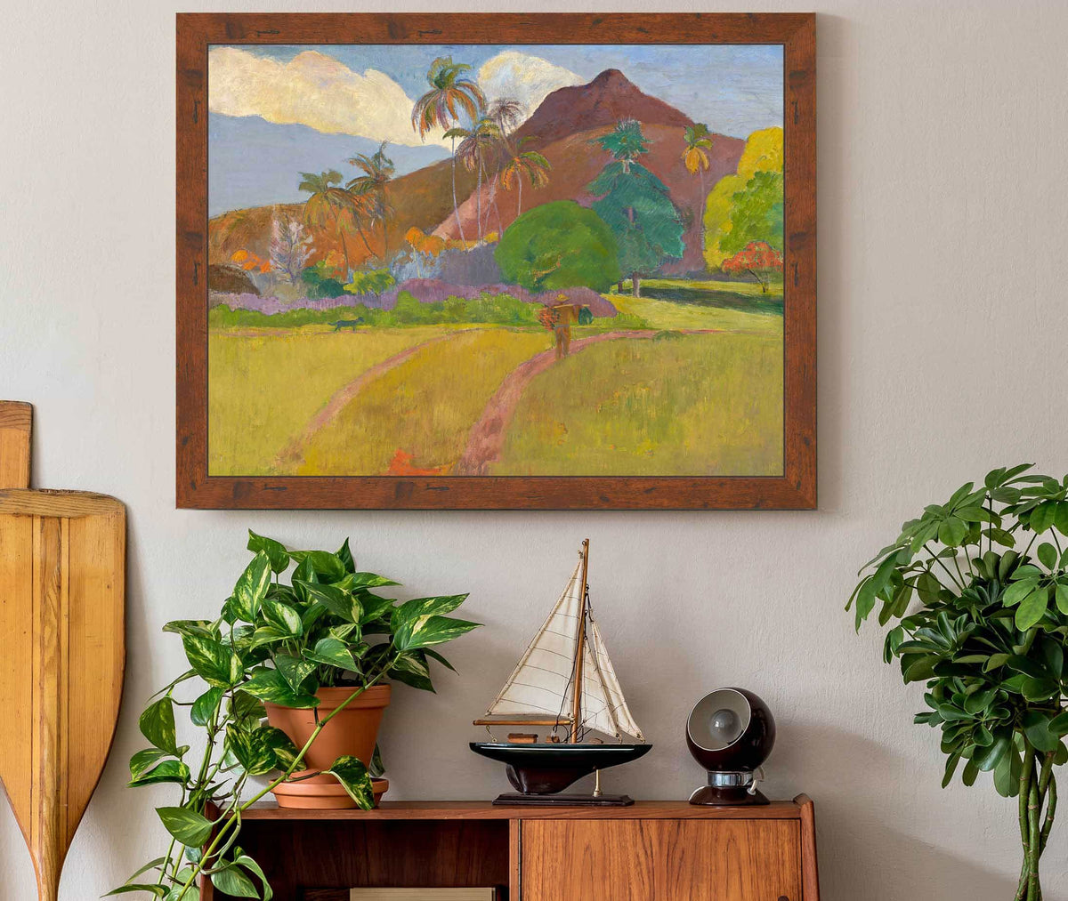 Tahitian Landscape by Paul Gauguin