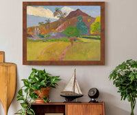 Tahitian Landscape by Paul Gauguin