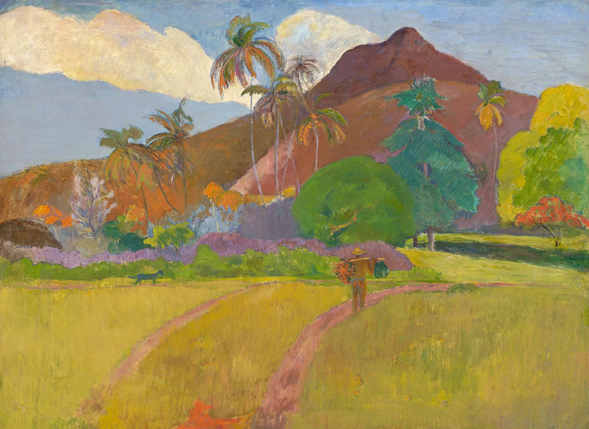 Tahitian Landscape by Paul Gauguin