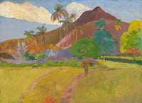 Tahitian Landscape by Paul Gauguin