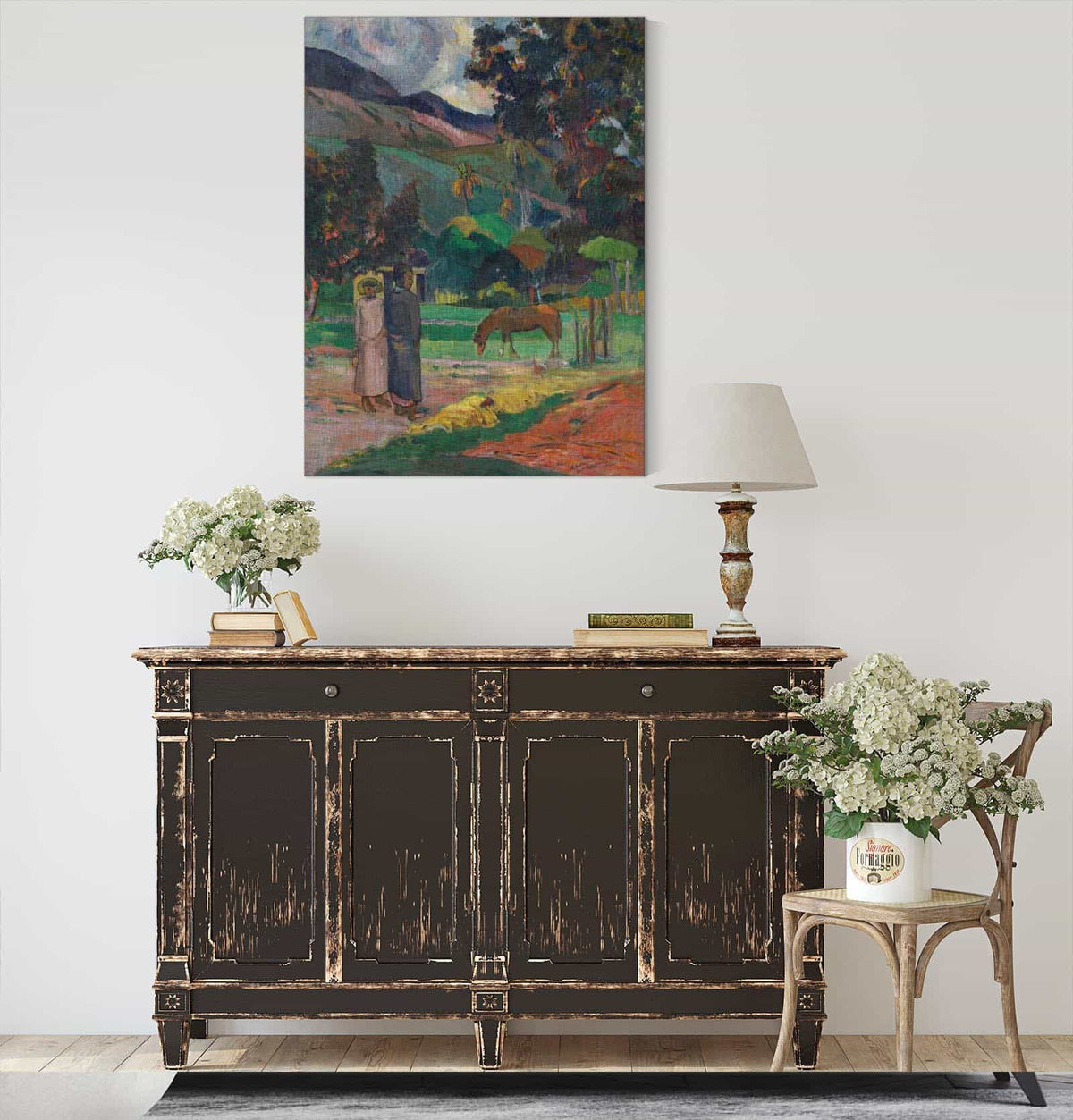 Tahitian Landscape by Paul Gauguin