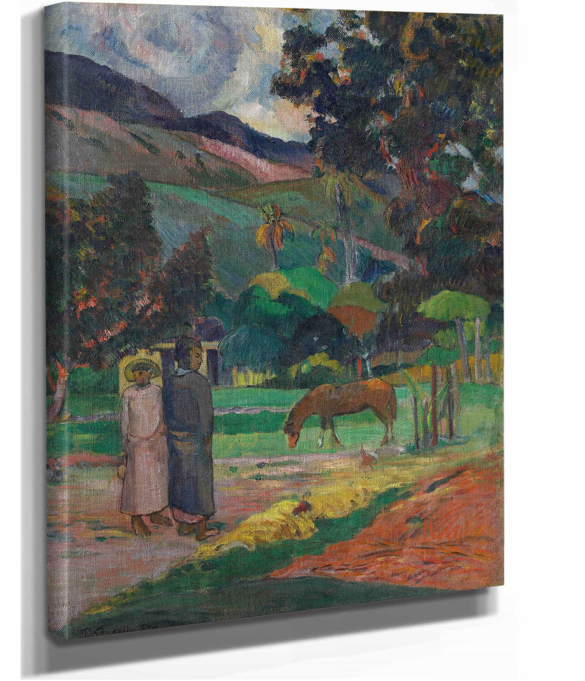 Tahitian Landscape by Paul Gauguin