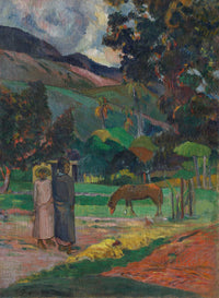 Tahitian Landscape by Paul Gauguin