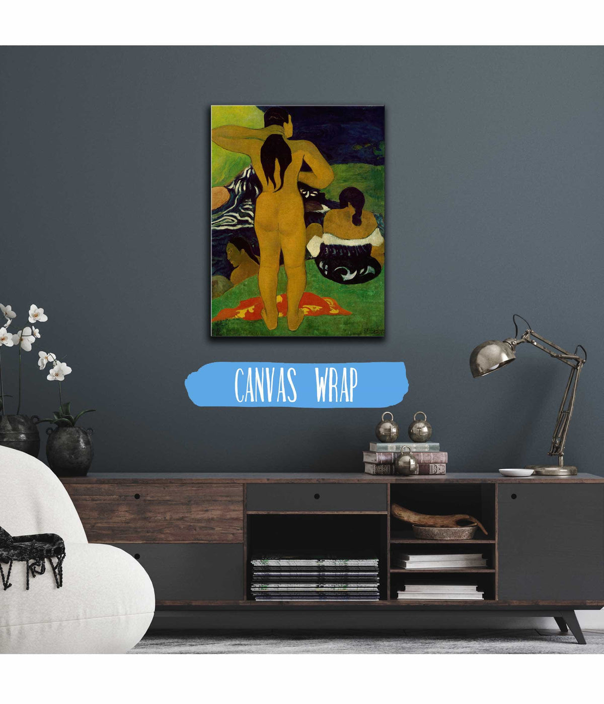 Tahitian Women Bathing by Paul Gauguin