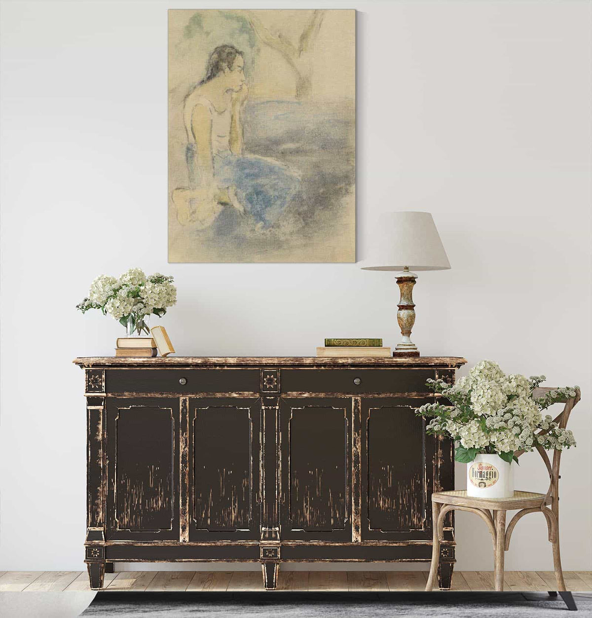 Tahitien Assis by Paul Gauguin