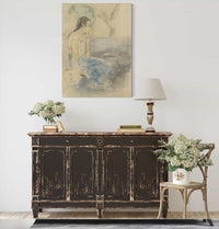 Tahitien Assis by Paul Gauguin