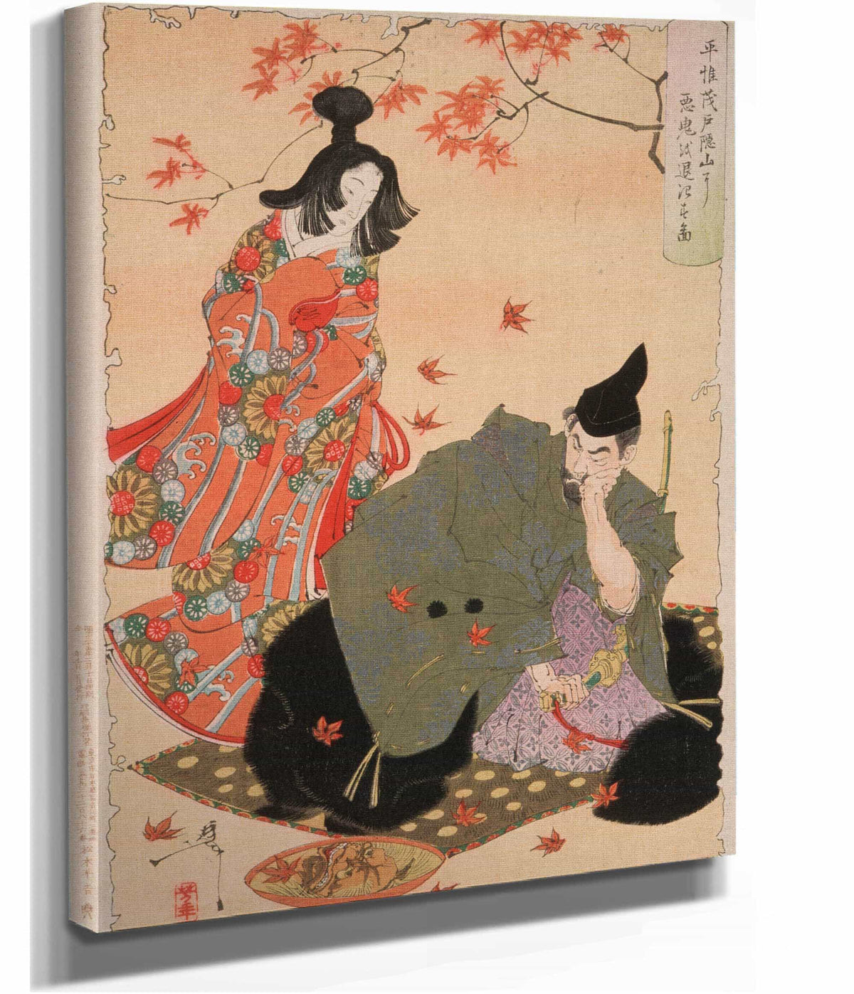 Taira No Koremochi Subjugates The Evil Demon At Togakushi Mountain by Tsukioka Yoshitoshi