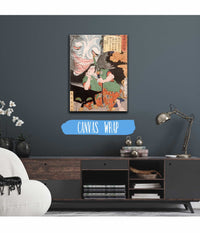 Takagi Umanosuke And The Ghost Of A Woman by Tsukioka Yoshitoshi