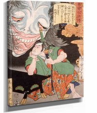 Takagi Umanosuke And The Ghost Of A Woman by Tsukioka Yoshitoshi