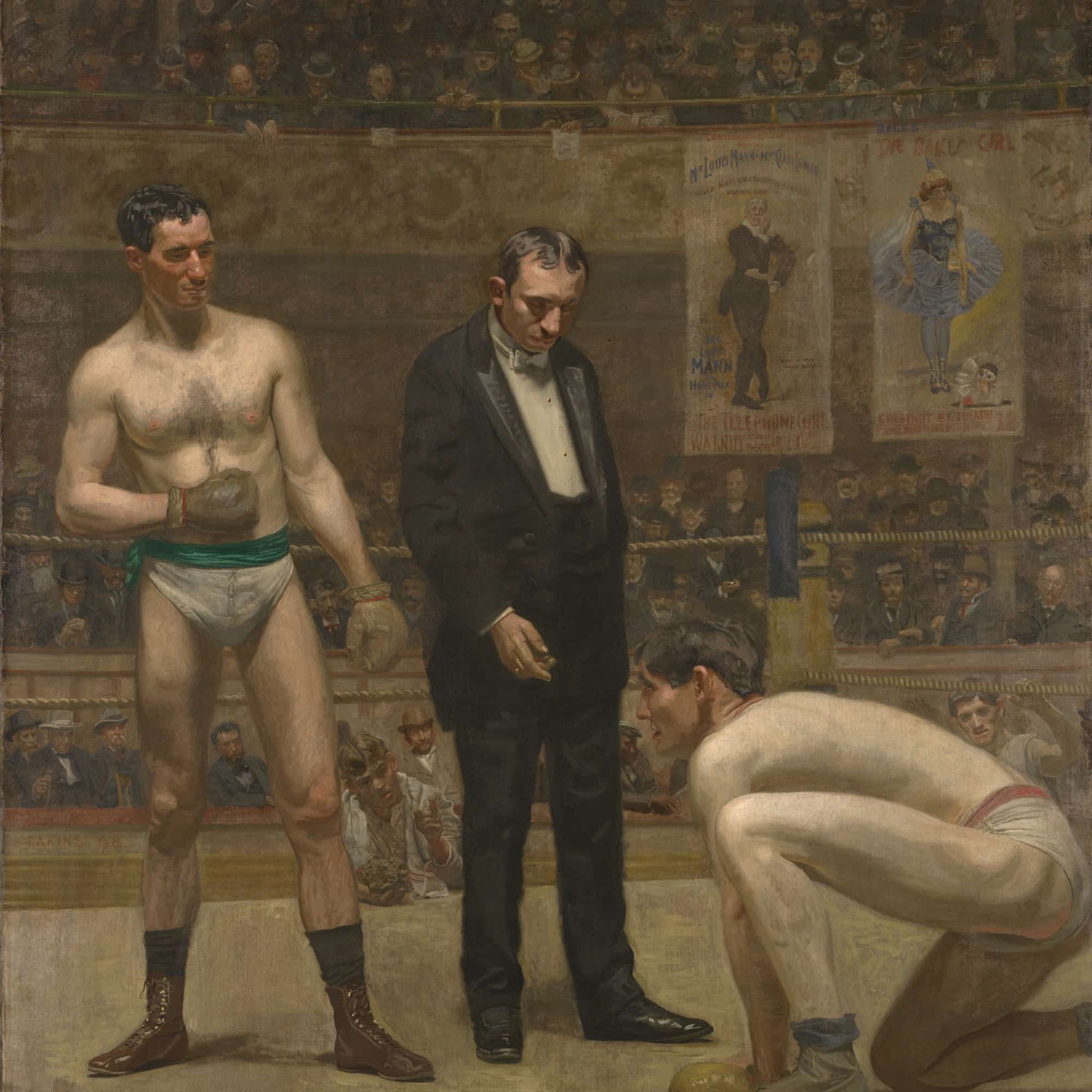 Taking The Count by Thomas Eakins