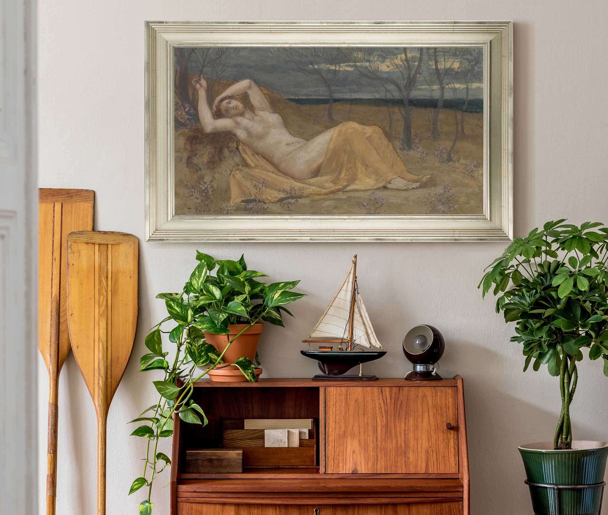 Tamaris   by Pierre Puvis De Chavannes