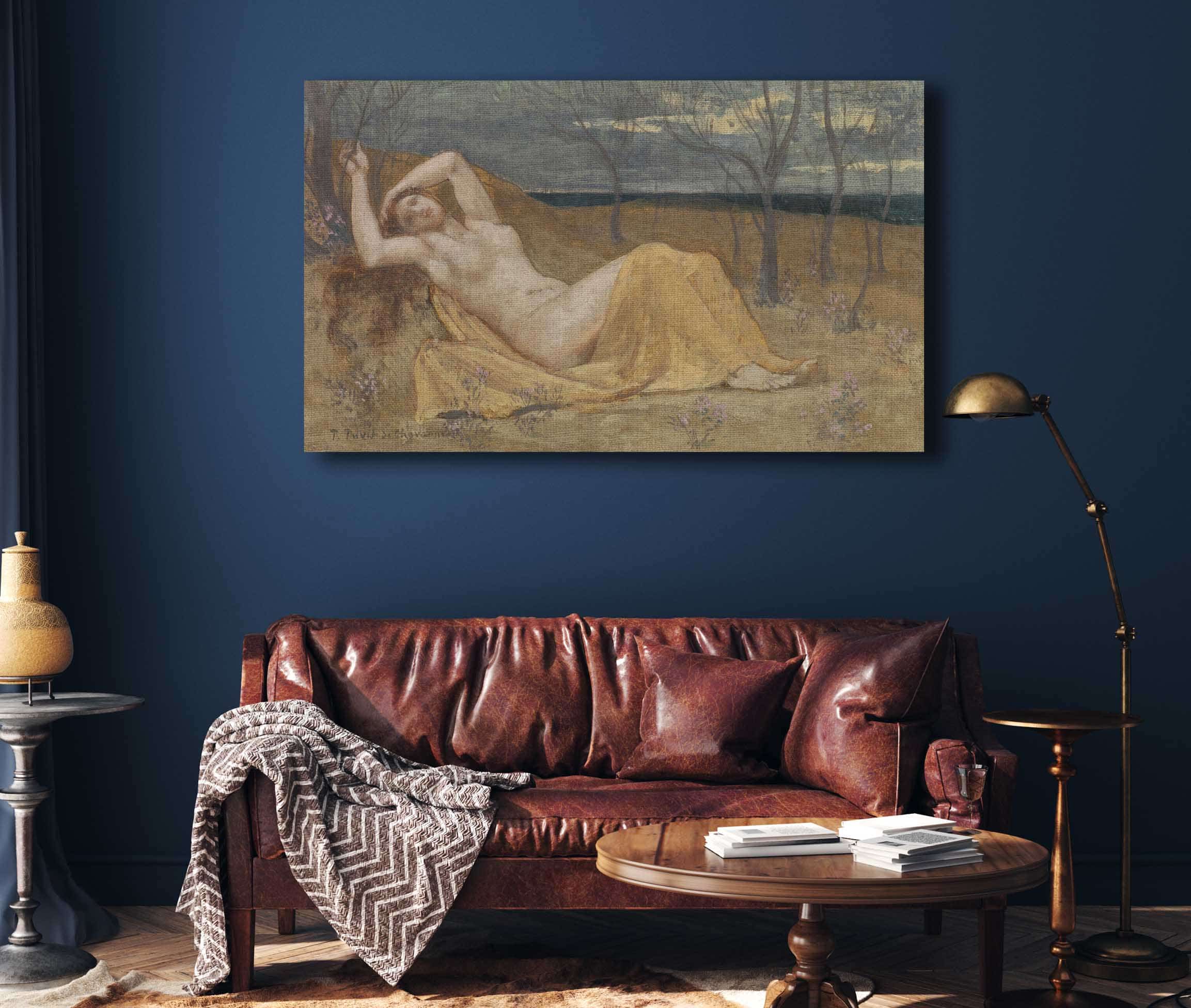 Tamaris   by Pierre Puvis De Chavannes