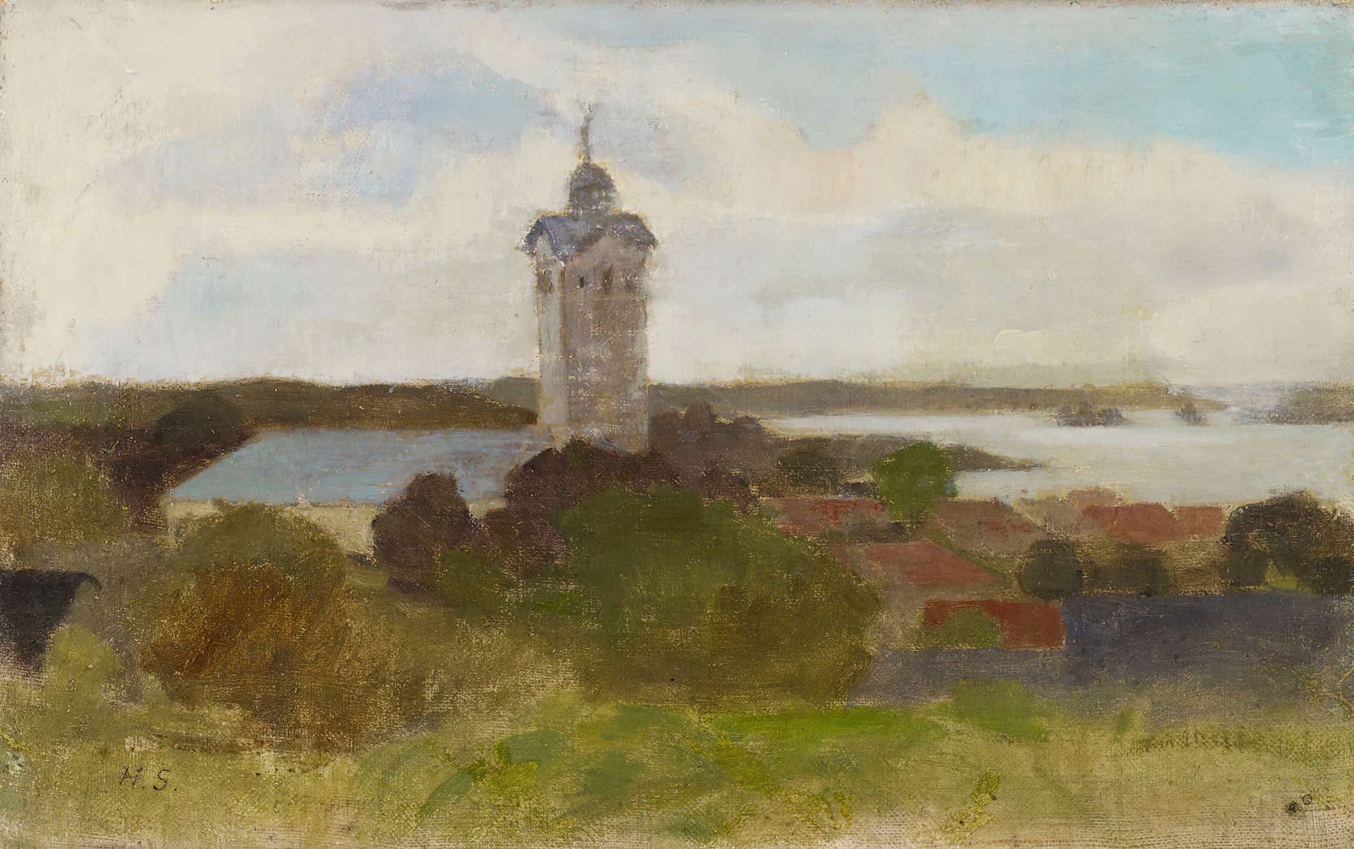 Tammisaari Church  by Helene Schjerfbeck