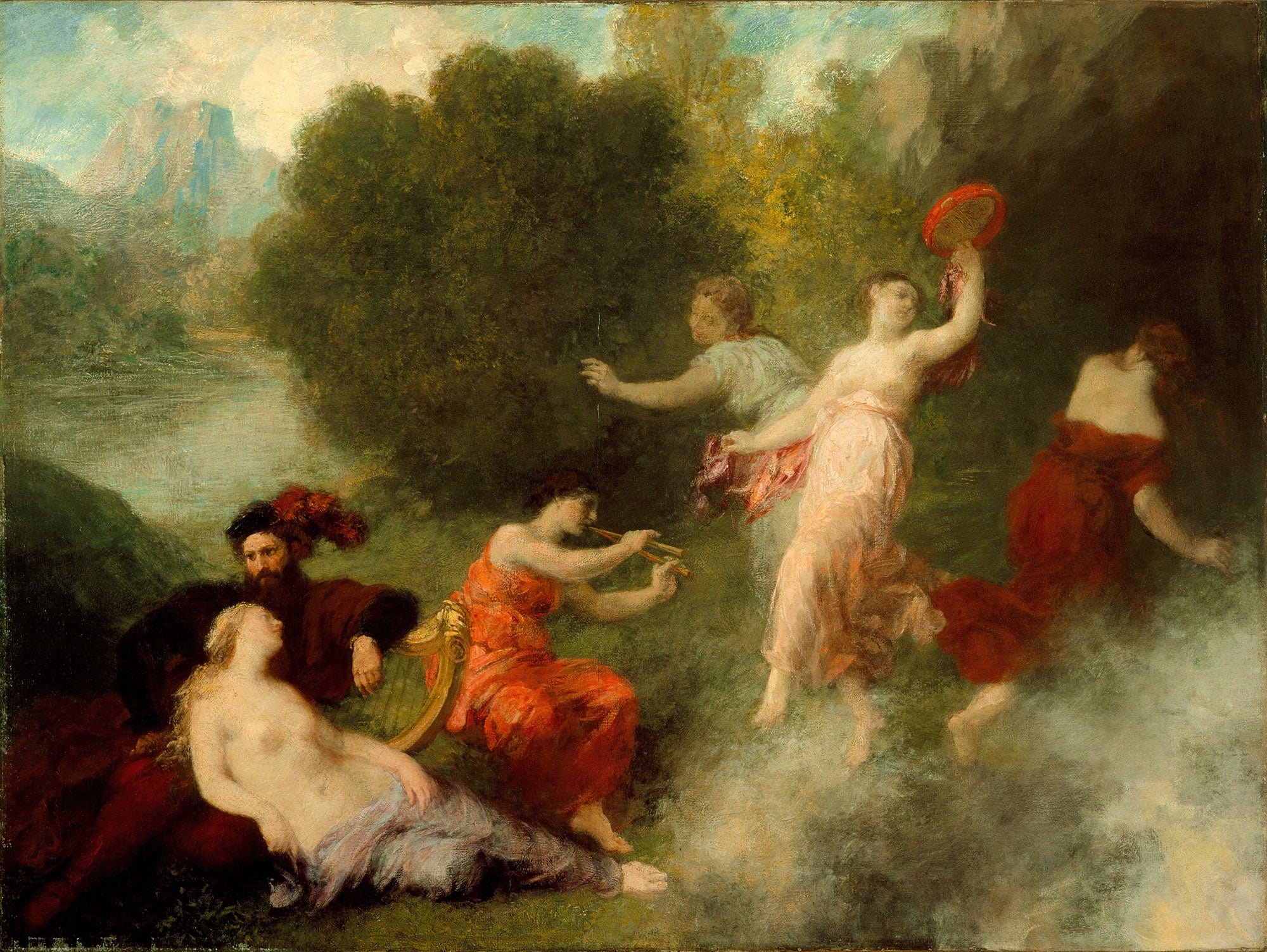 Tannhauser On The Venusberg by Henri Fantin Latour