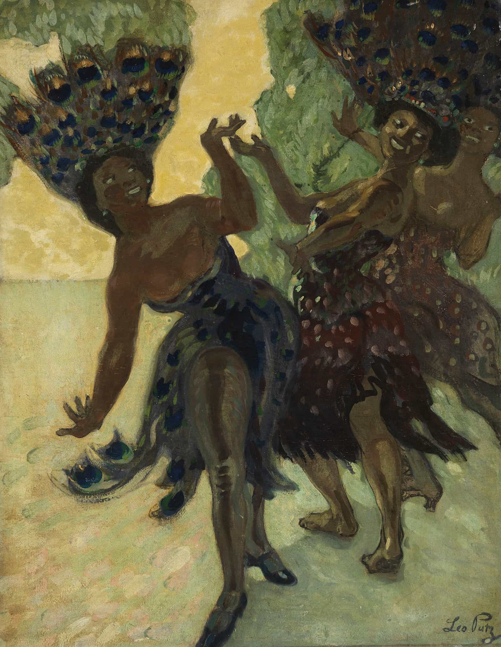 Tanzende Negerinnen by Leo Putz