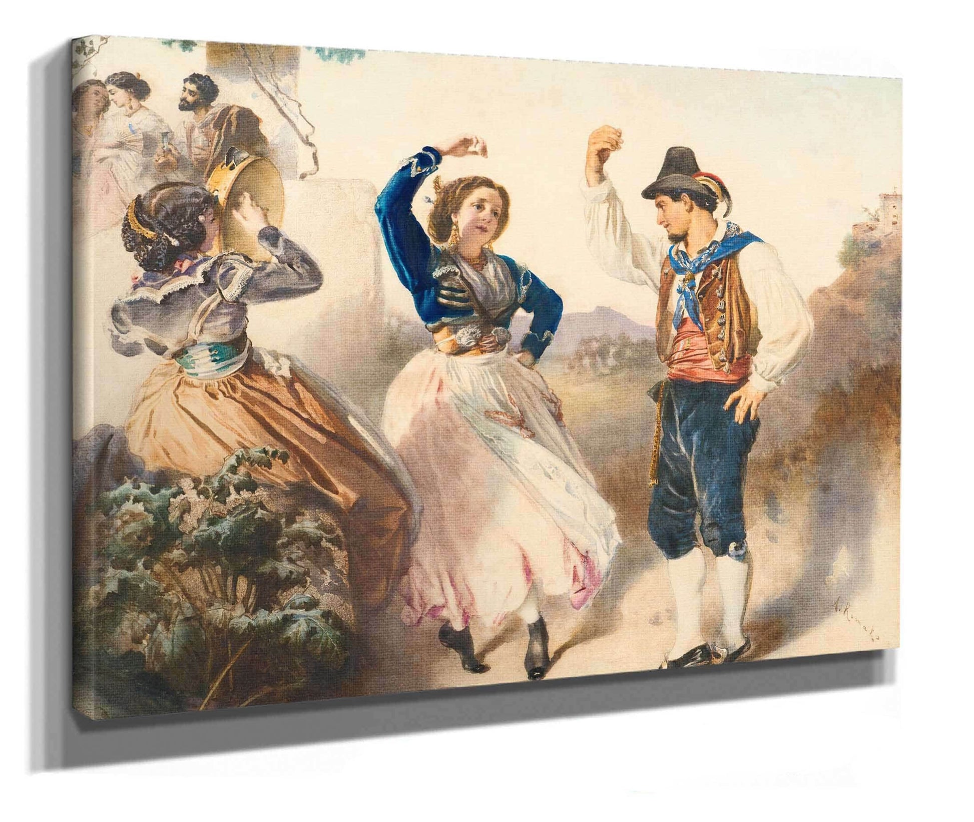 Tarantella by Anton Romako