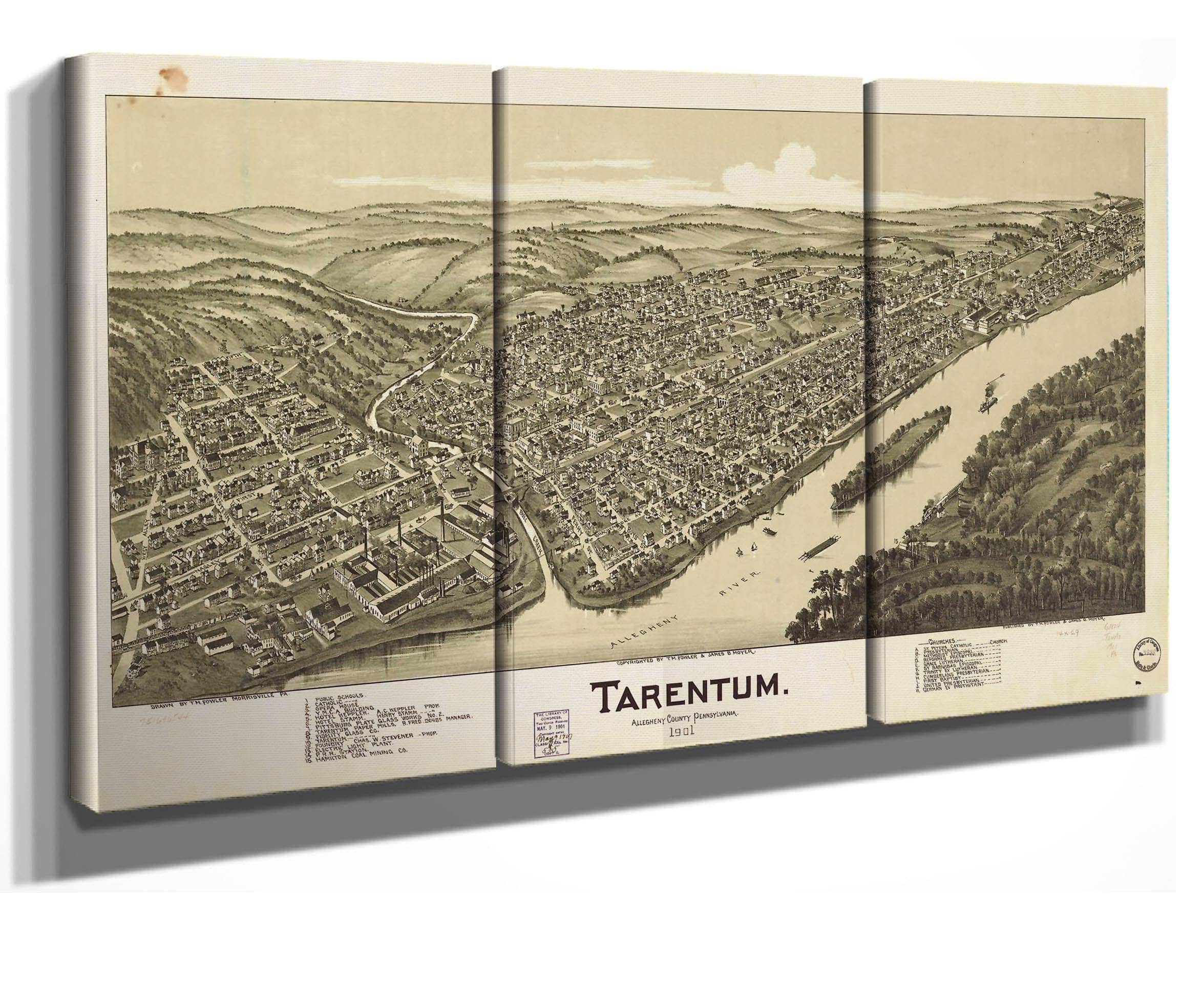 Tarentum Allegheny County Pennsylvania 1901  State Of Pennsylvania