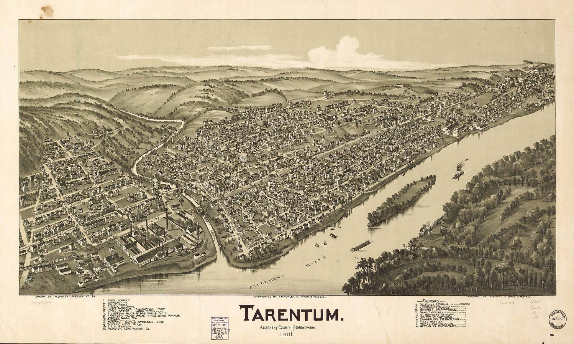 Tarentum Allegheny County Pennsylvania 1901  State Of Pennsylvania