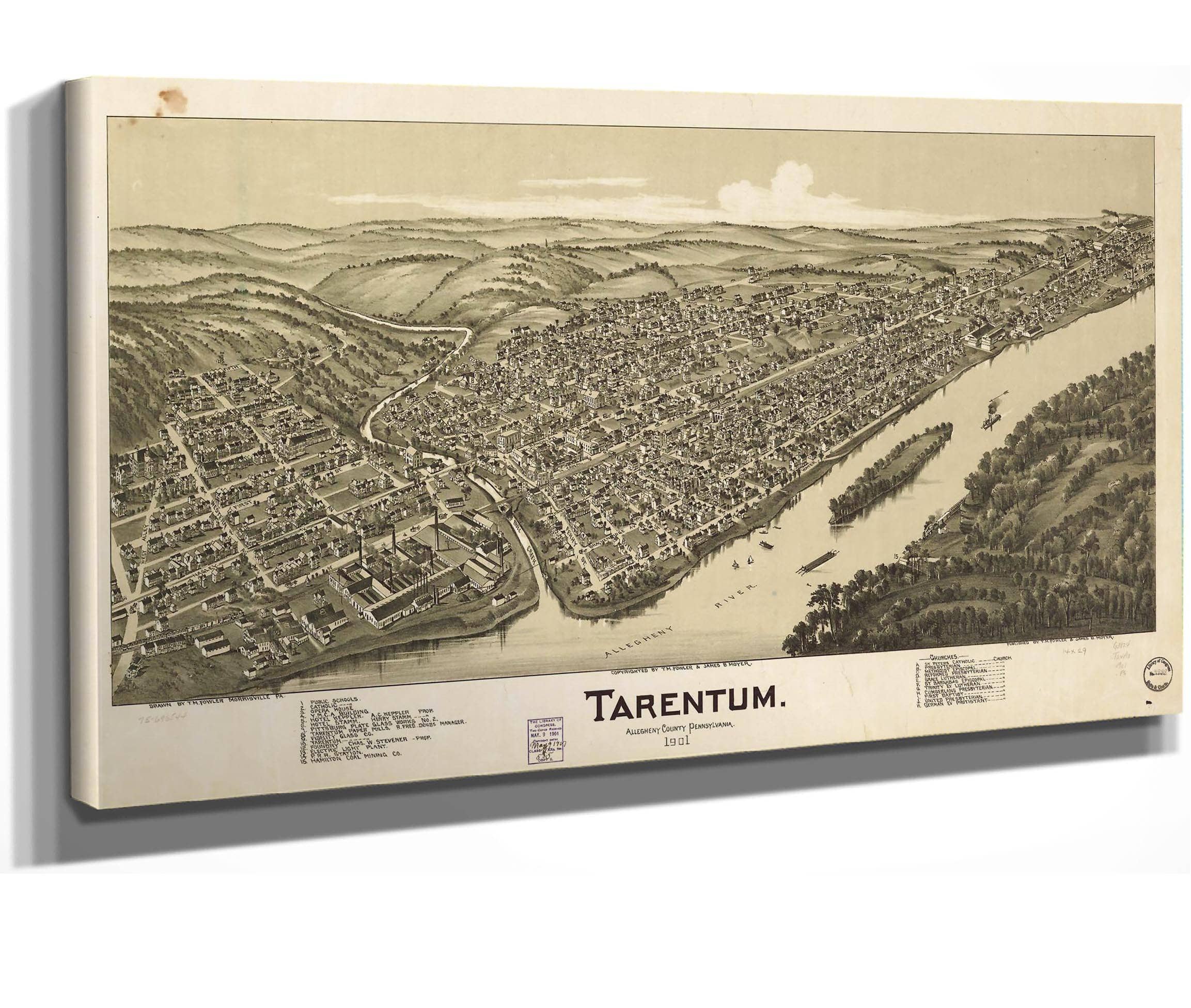 Tarentum Allegheny County Pennsylvania 1901  State Of Pennsylvania