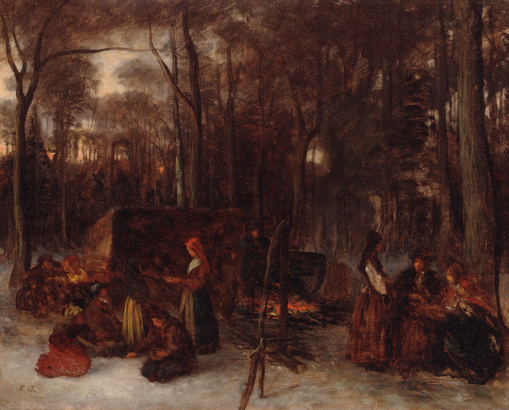 Tasting The Sugar by Eastman Johnson