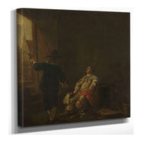 Tasting The Wine  by Aelbert Cuyp