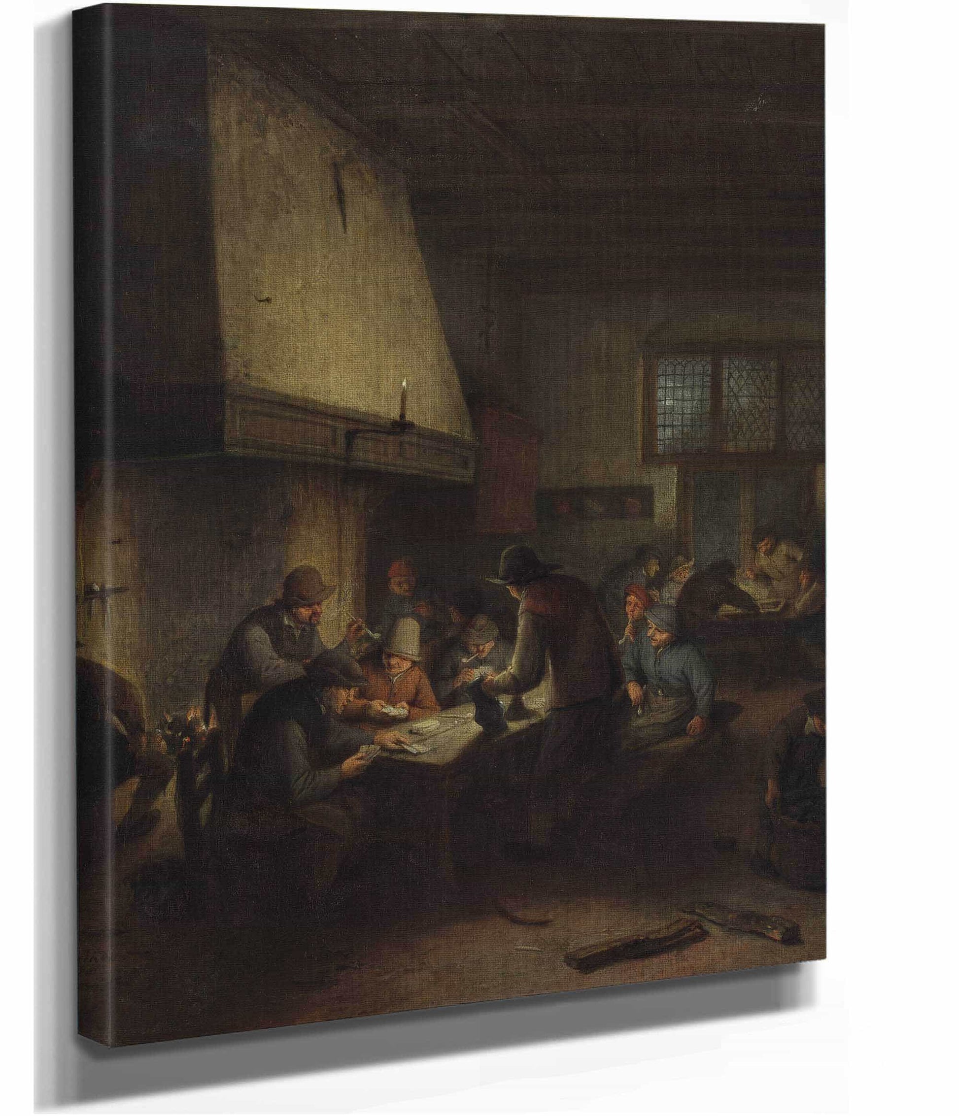 Tavern Scene Early S by Adriaen Van Ostade
