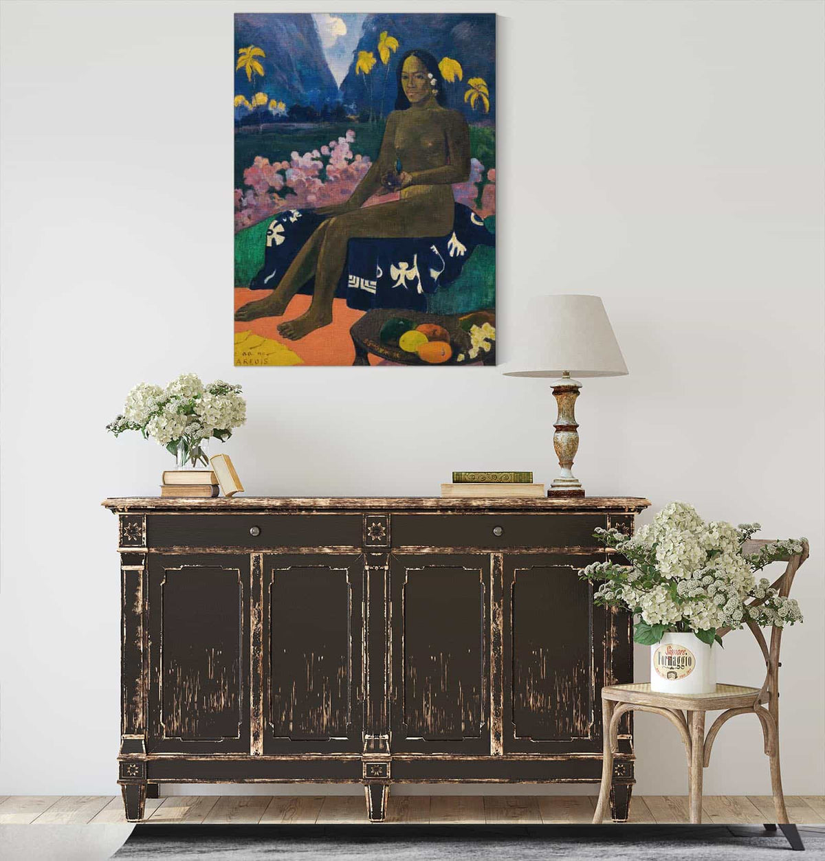 Te Aa No Areois The Seed Of The Areoi by Paul Gauguin