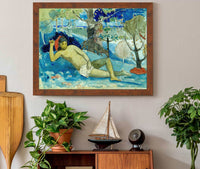 Te Arii Vahine The Queen Of Beauty Or The Noble Queen by Paul Gauguin