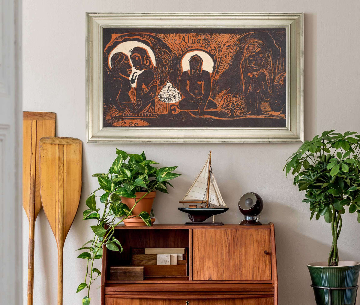 Te Atua The Gods   by Paul Gauguin