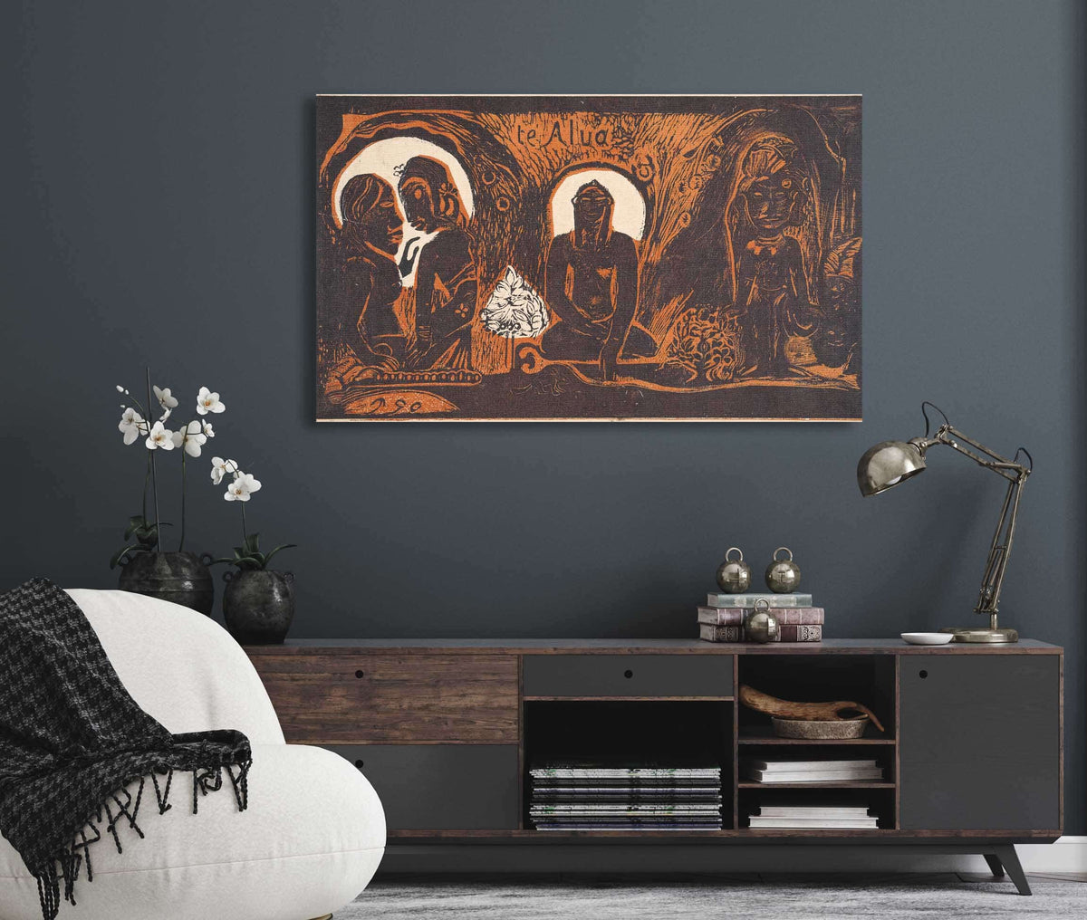 Te Atua The Gods   by Paul Gauguin