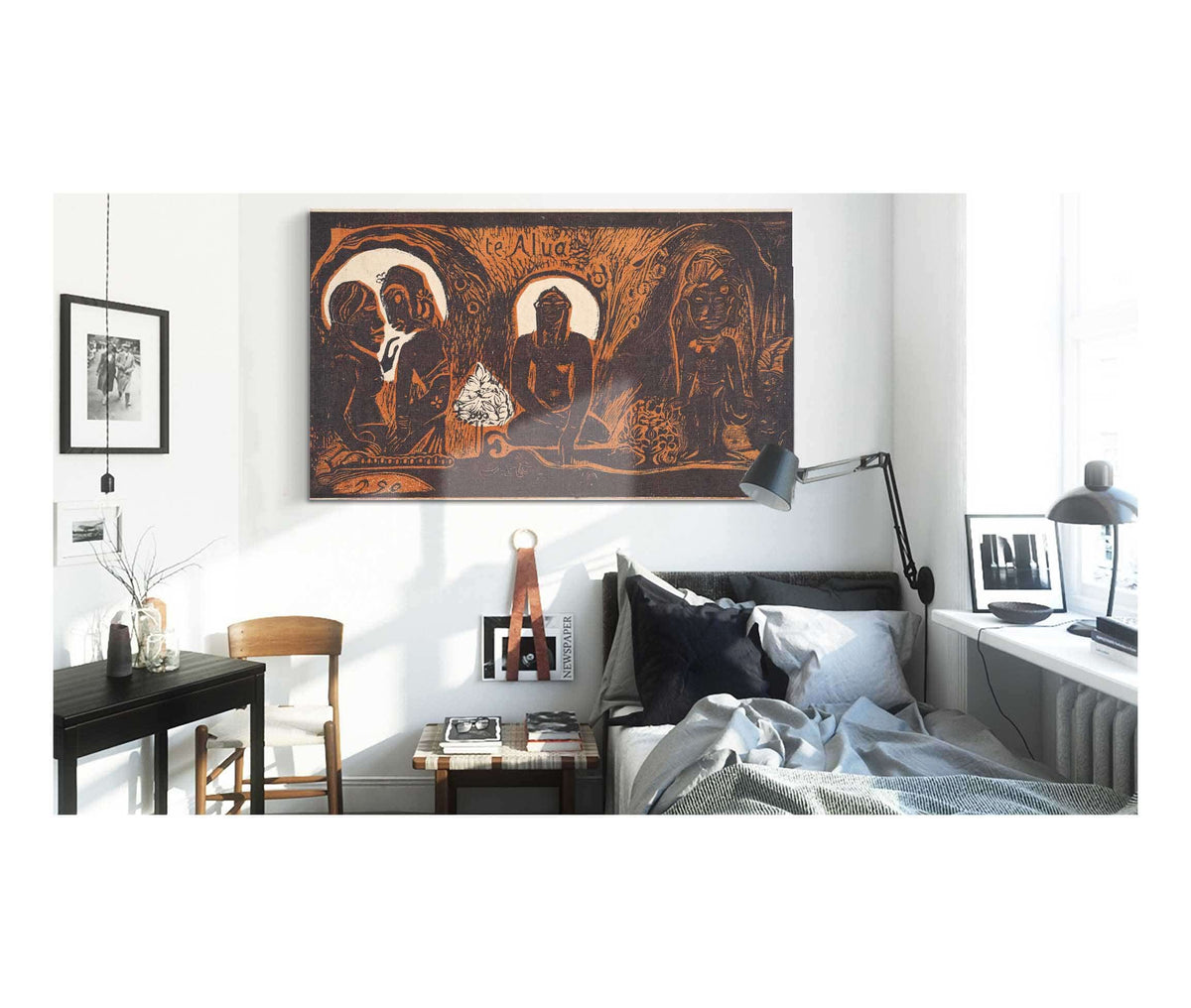 Te Atua The Gods   by Paul Gauguin