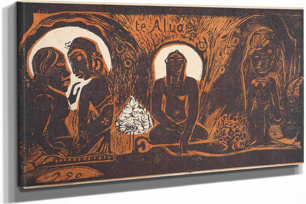 Te Atua The Gods   by Paul Gauguin