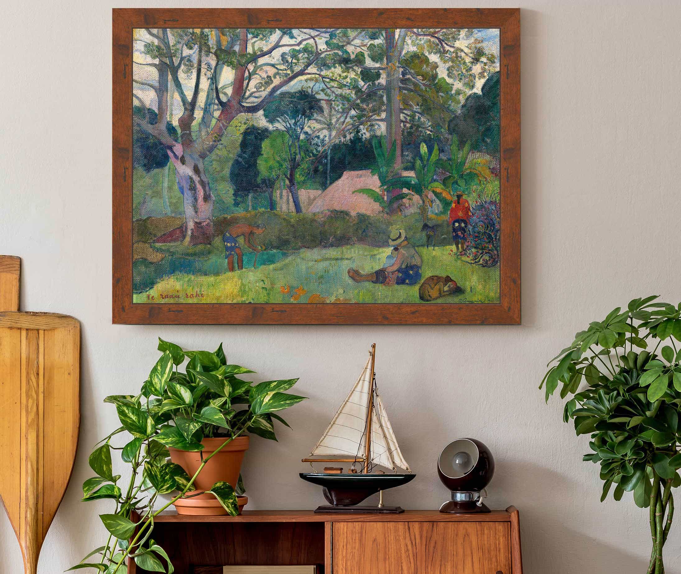 Te Raau Rahi The Big Tree by Paul Gauguin