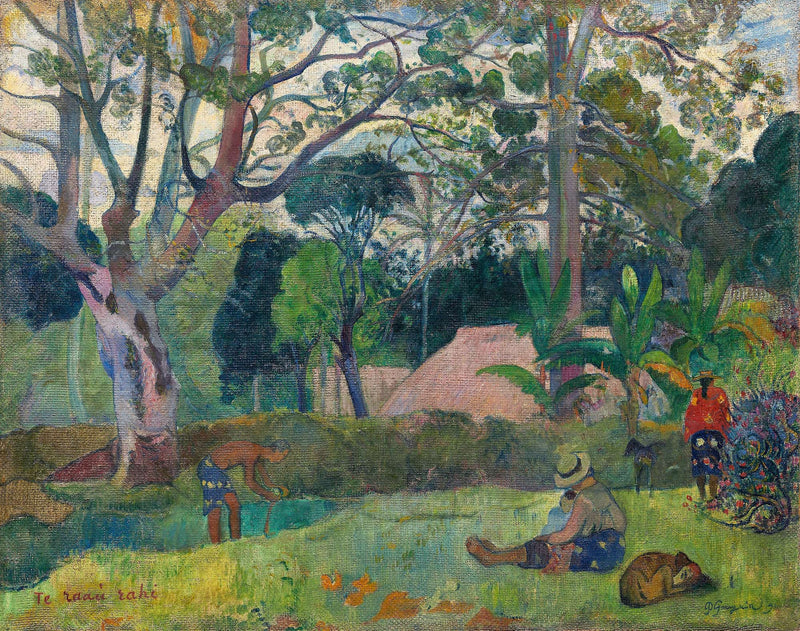 Te Raau Rahi The Big Tree by Paul Gauguin