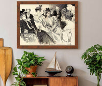 Tea Room by Charles Dana Gibson