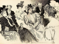 Tea Room by Charles Dana Gibson