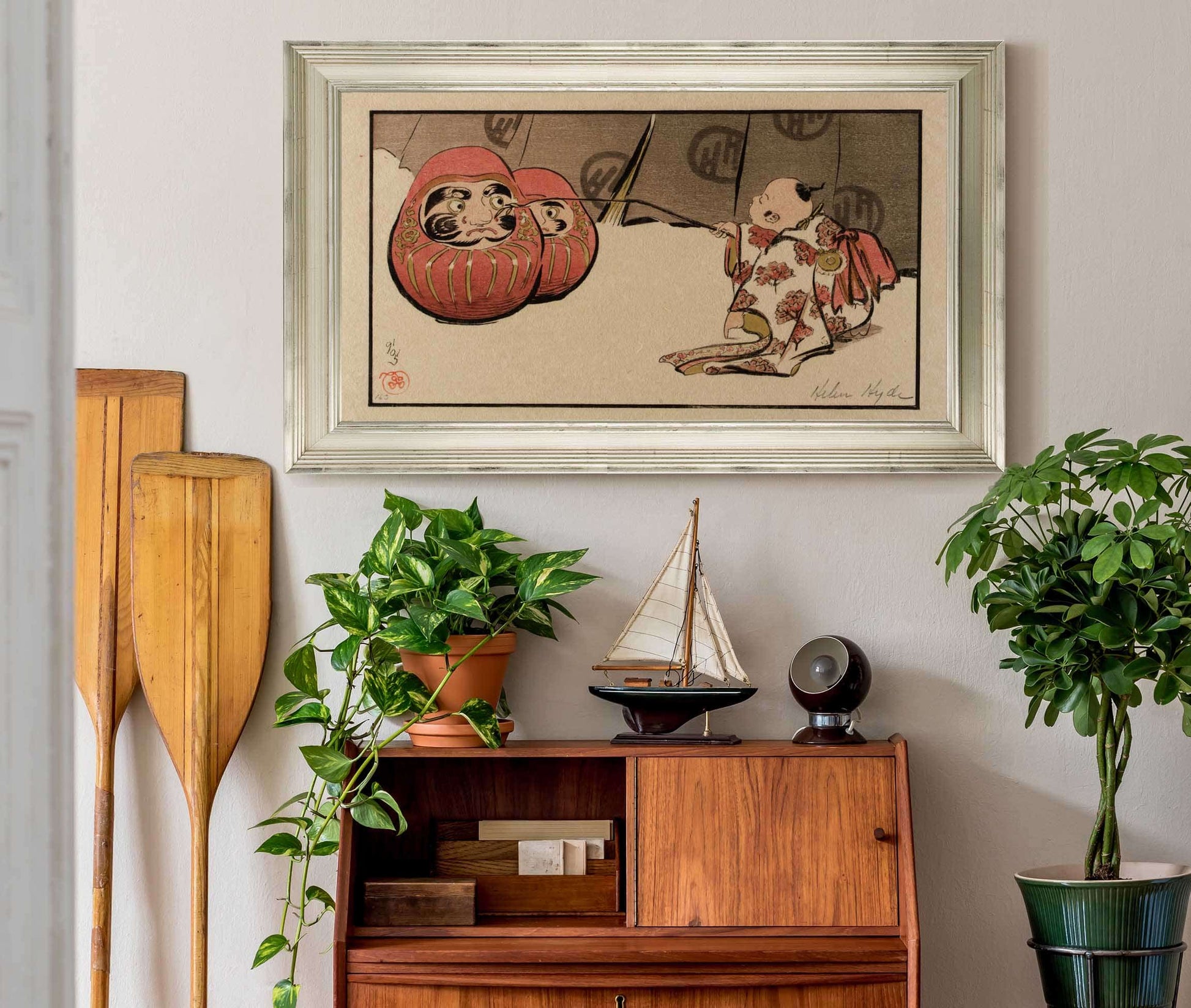 Teasing The Daruma by Helen Hyde