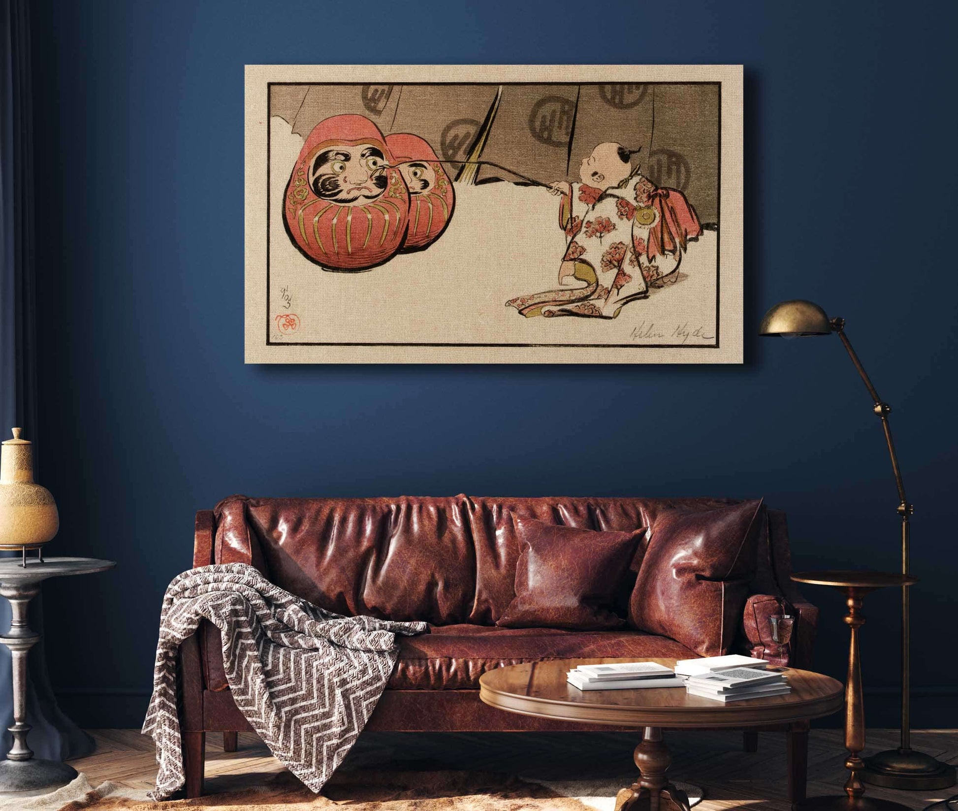Teasing The Daruma by Helen Hyde