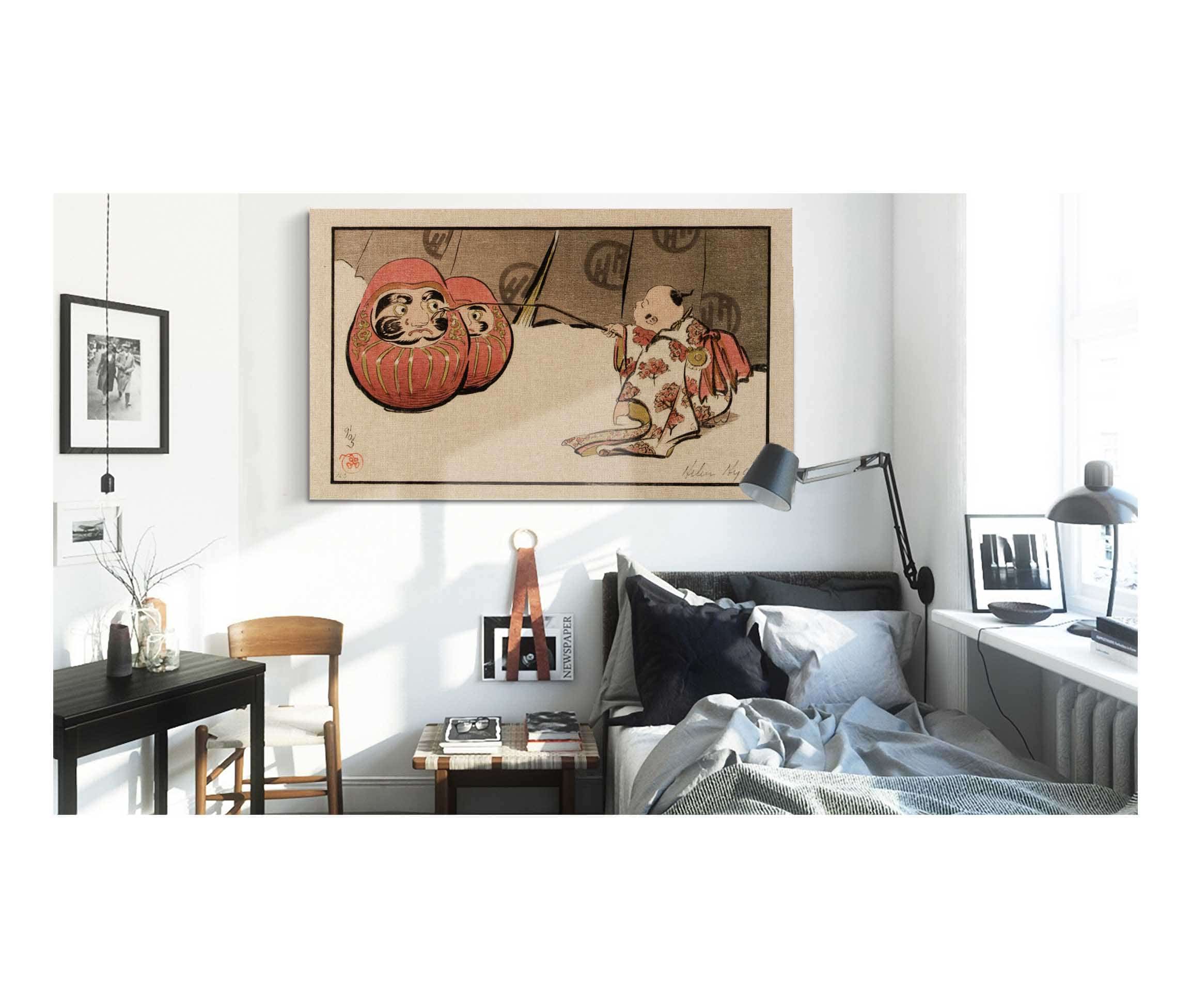 Teasing The Daruma by Helen Hyde