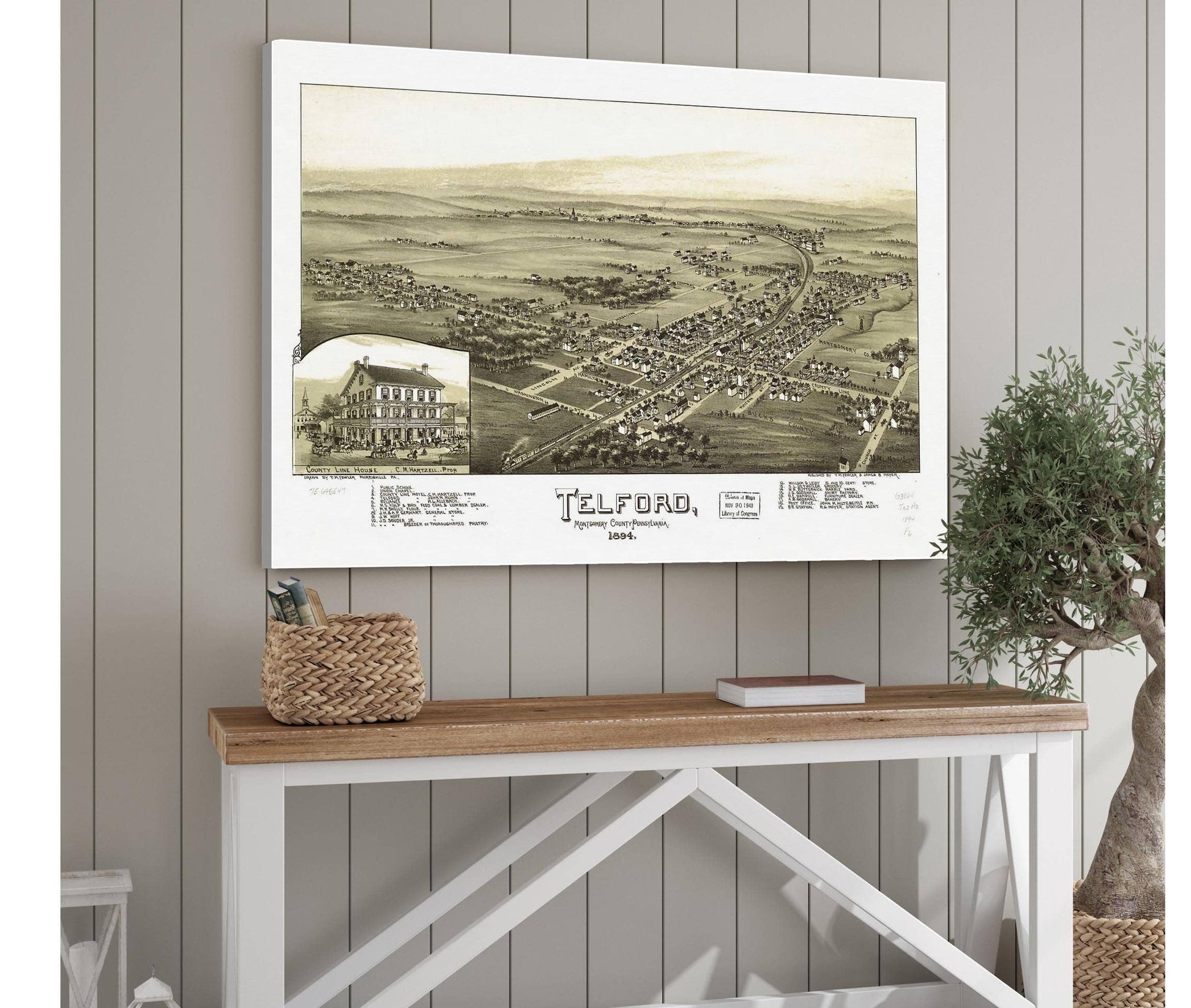 Telford Montgomery County Pennsylvania 1894  State Of Pennsylvania