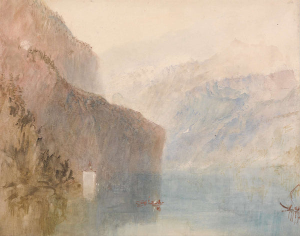 Tells Chapel Lake Lucerne by Joseph Mallord William Turner