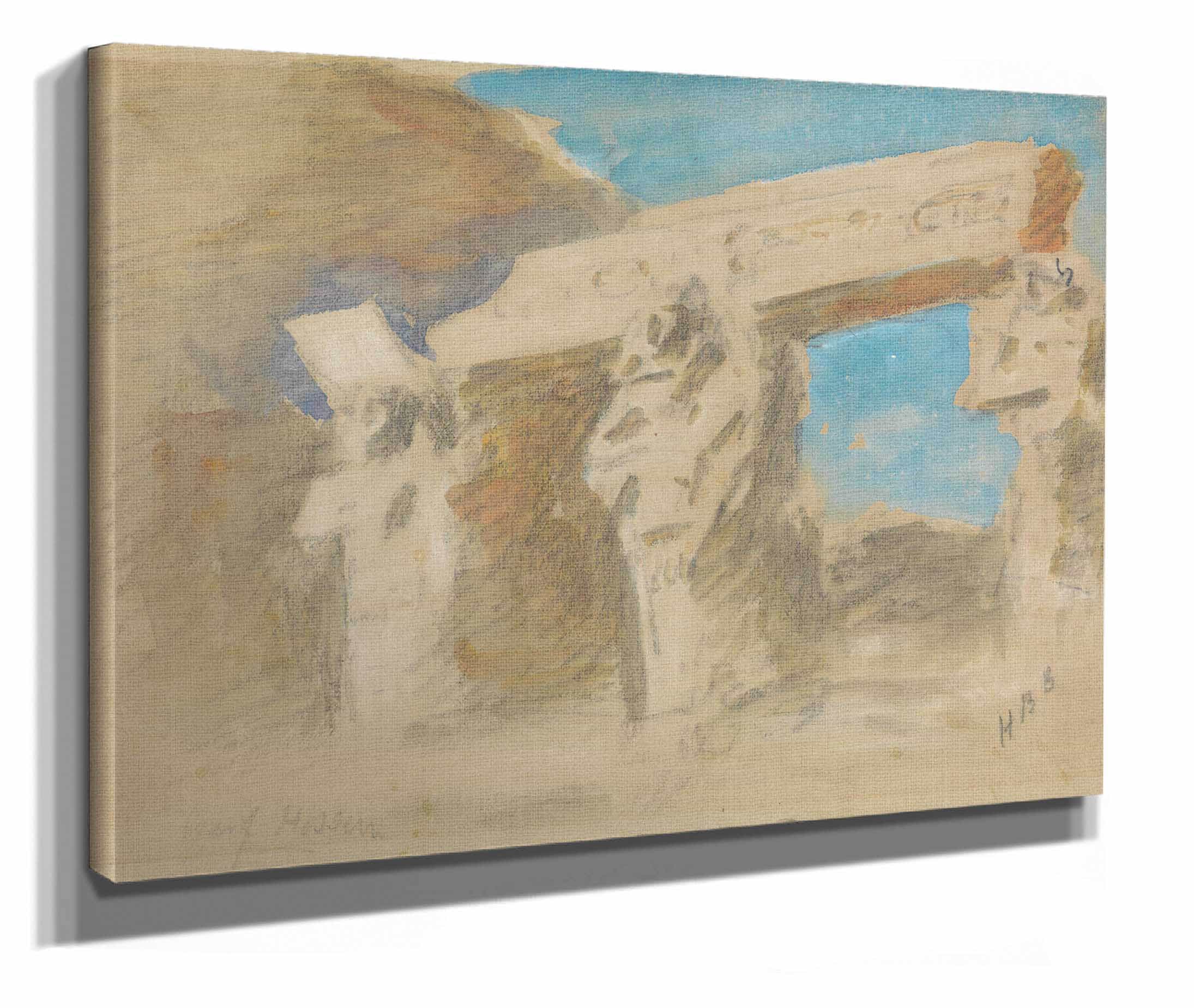 Temple Of Gerf Hussein by Hercules Brabazon Brabazon