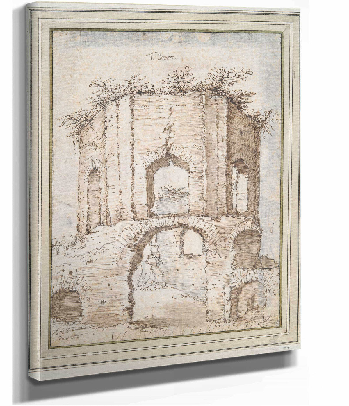 Temple Of Venus At Baiae Th Century by Jan Brueghel The Younger