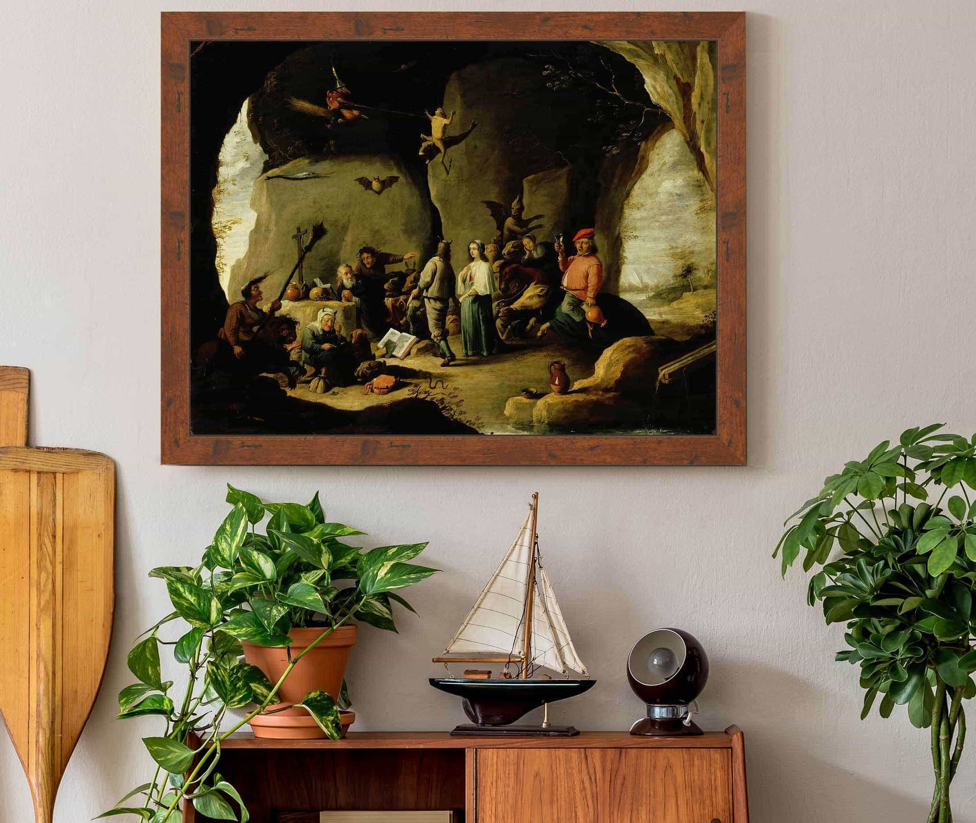 Temptation Of St Anthony Th Century by David Teniers The Younger