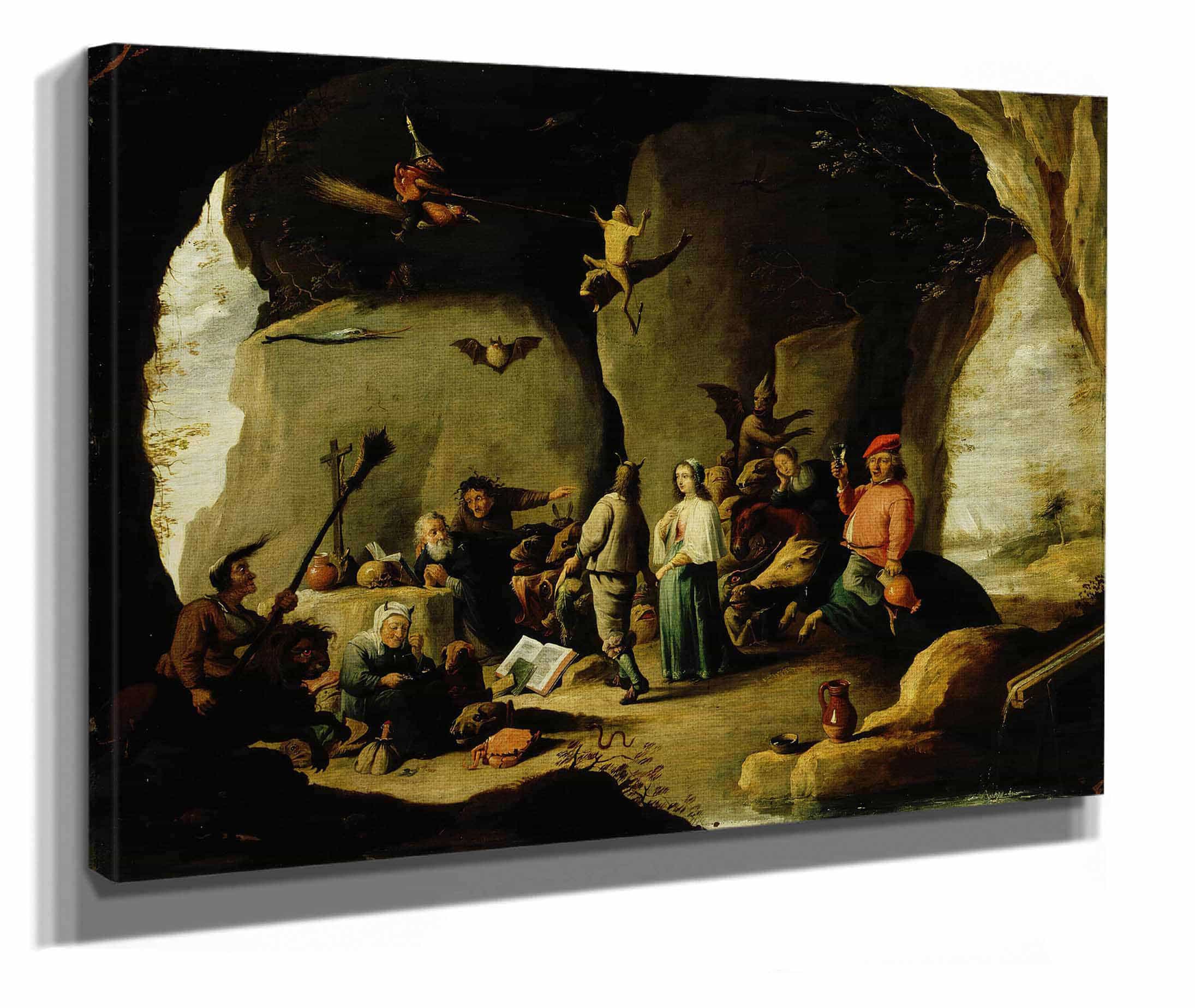 Temptation Of St Anthony Th Century by David Teniers The Younger