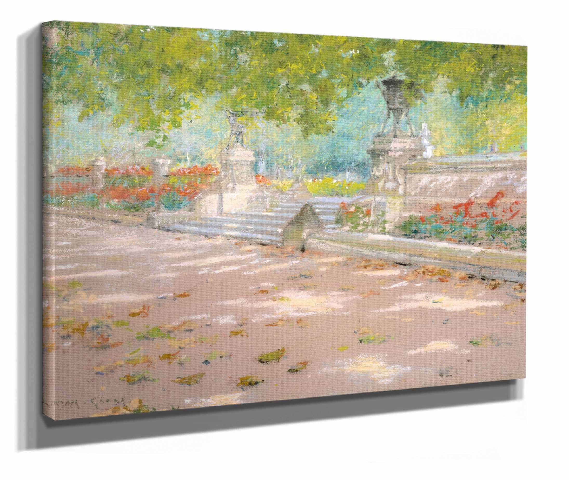 Terrace Prospect Park by William Merritt Chase
